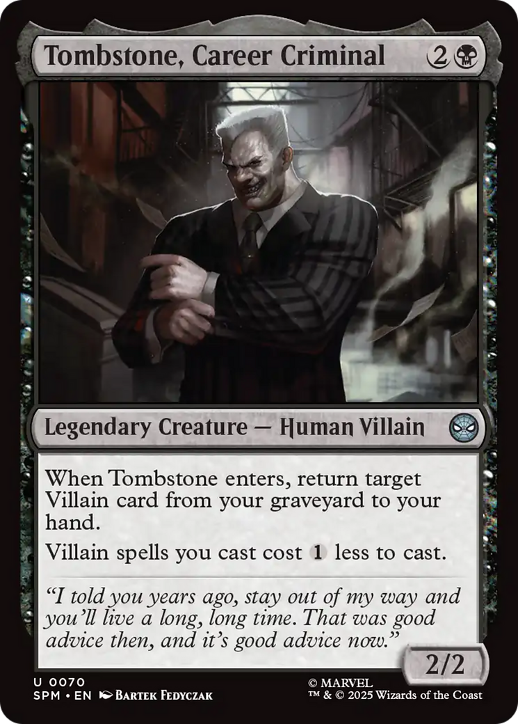Tombstone, Career Criminal [Marvel's Spider-Man] | Good Games Cannington