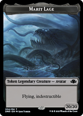 Goblin // Marit Lage Double-Sided Token [Dominaria Remastered Tokens] | Good Games Cannington