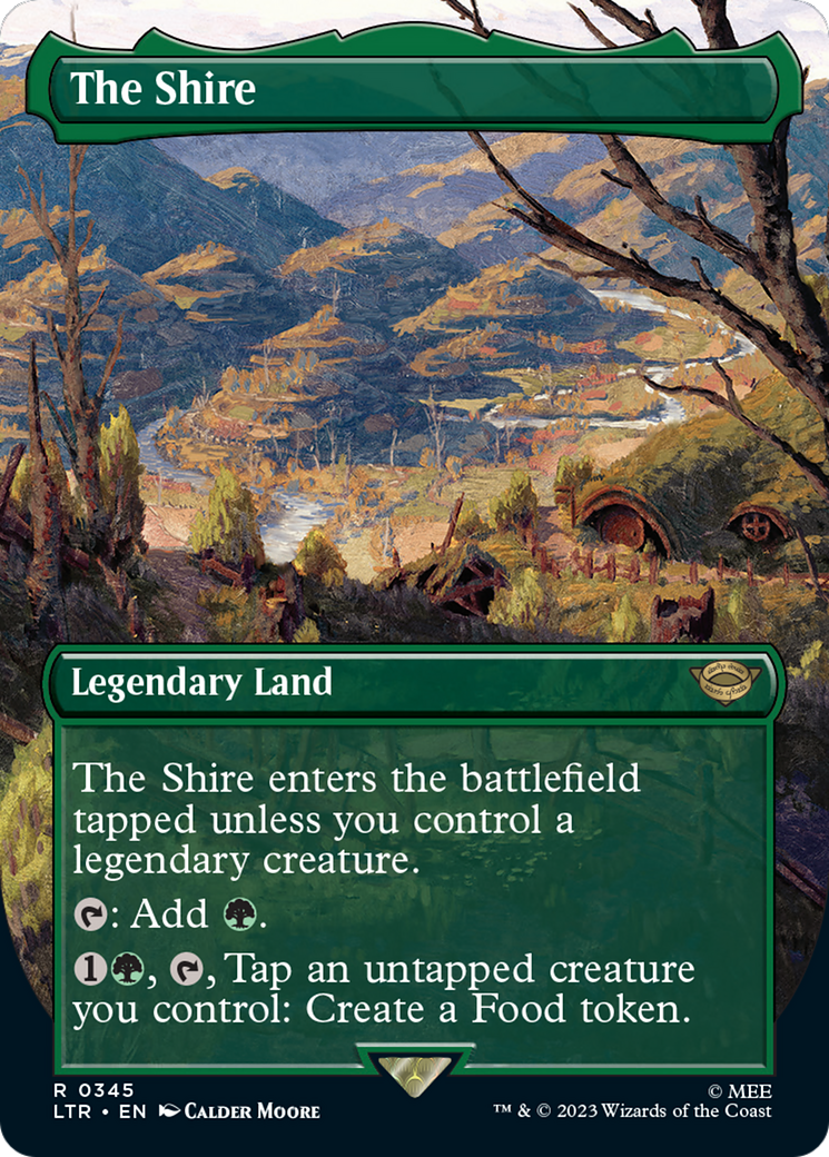The Shire (Borderless Alternate Art) [The Lord of the Rings: Tales of Middle-Earth] | Good Games Cannington