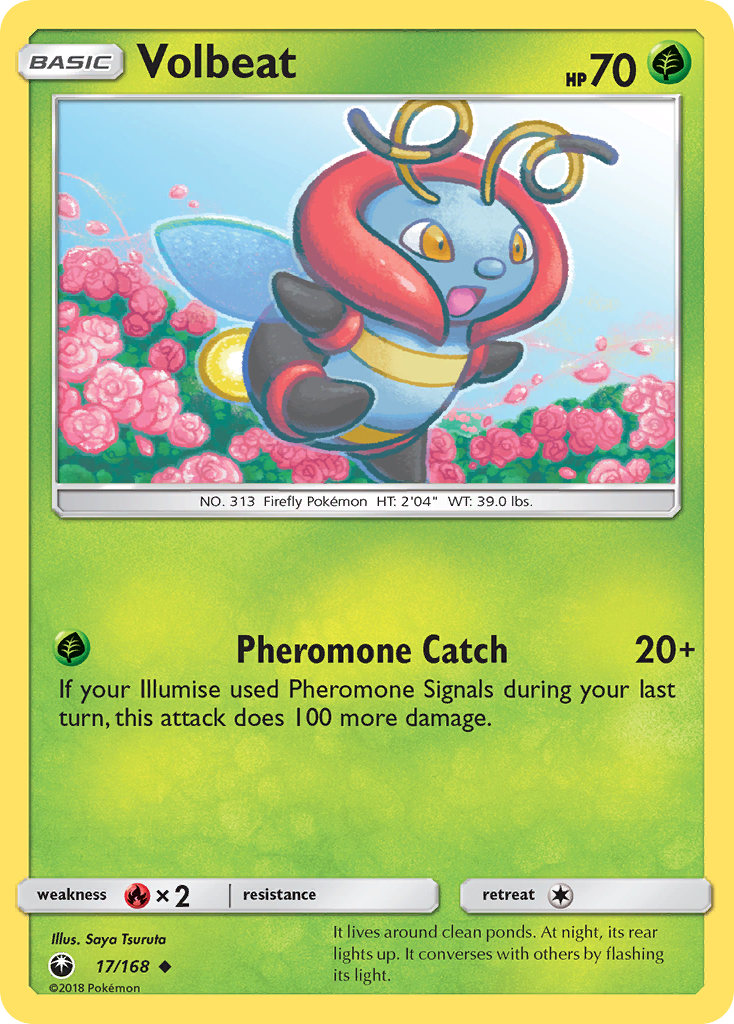 Volbeat (17/168) [Sun & Moon: Celestial Storm] | Good Games Cannington