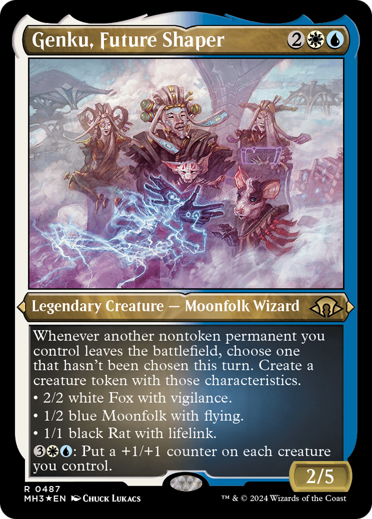 Genku, Future Shaper (Foil Etched) [Modern Horizons 3] | Good Games Cannington