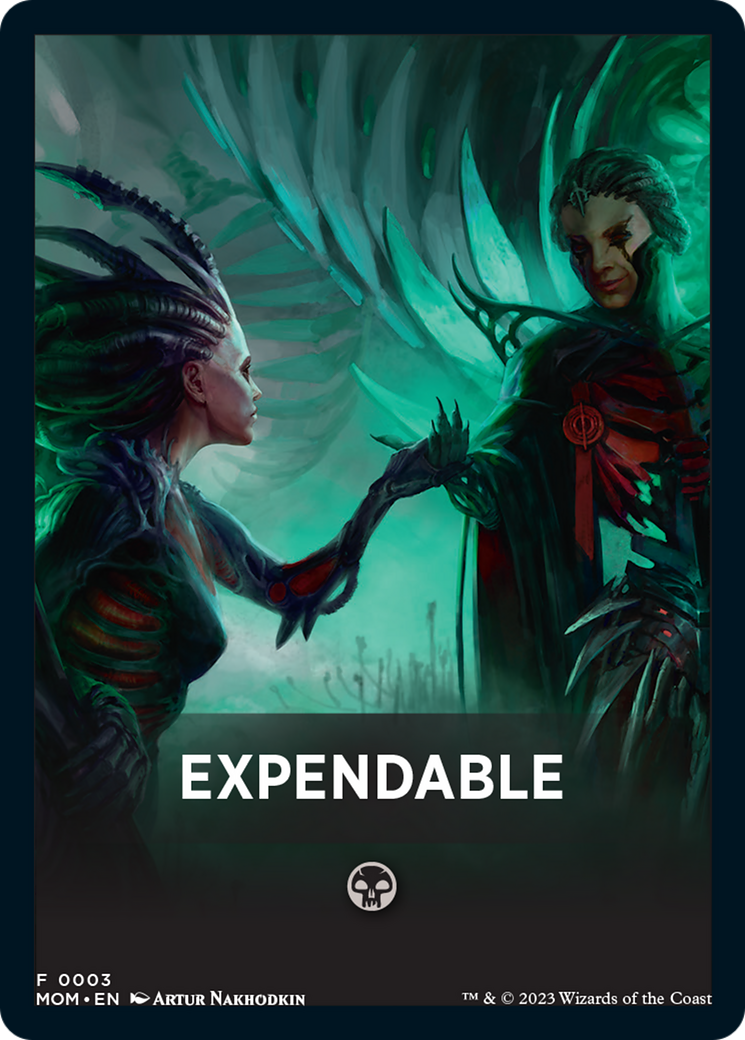 Expendable Theme Card [March of the Machine Tokens] | Good Games Cannington