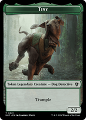 Eldrazi // Tiny Double-Sided Token [Murders at Karlov Manor Commander Tokens] | Good Games Cannington