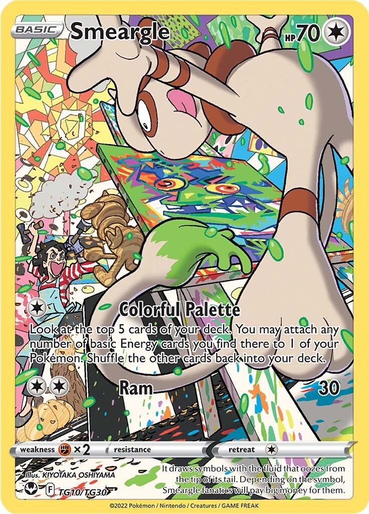 Smeargle (TG10/TG30) [Sword & Shield: Silver Tempest] | Good Games Cannington