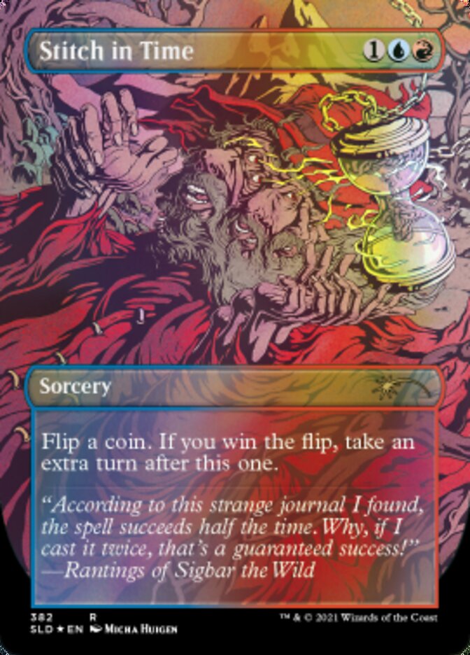 Stitch in Time // Stitch in Time (Borderless) [Secret Lair Drop Series] | Good Games Cannington