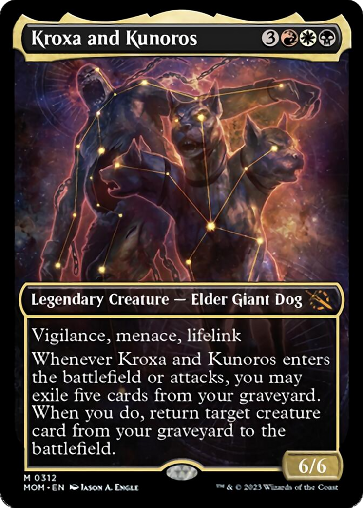 Kroxa and Kunoros (Showcase Planar Booster Fun) [March of the Machine] | Good Games Cannington