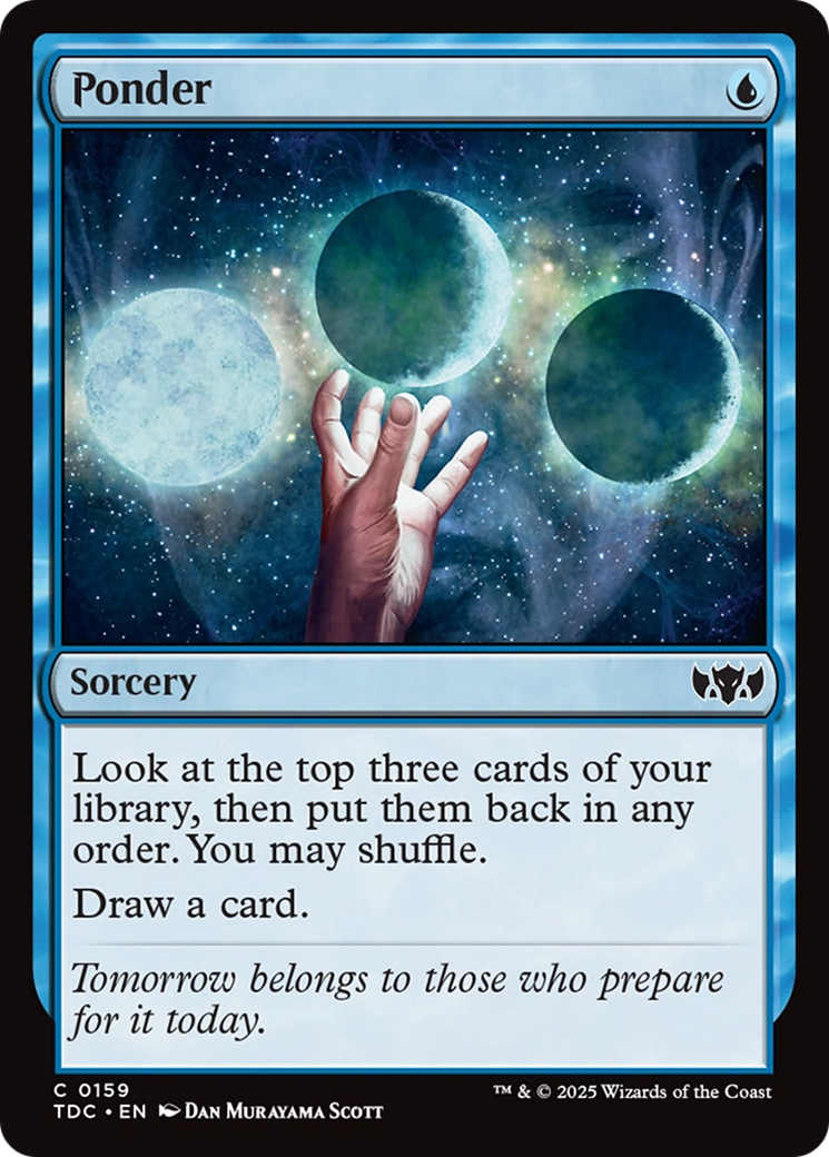 Ponder [Tarkir: Dragonstorm Commander] | Good Games Cannington