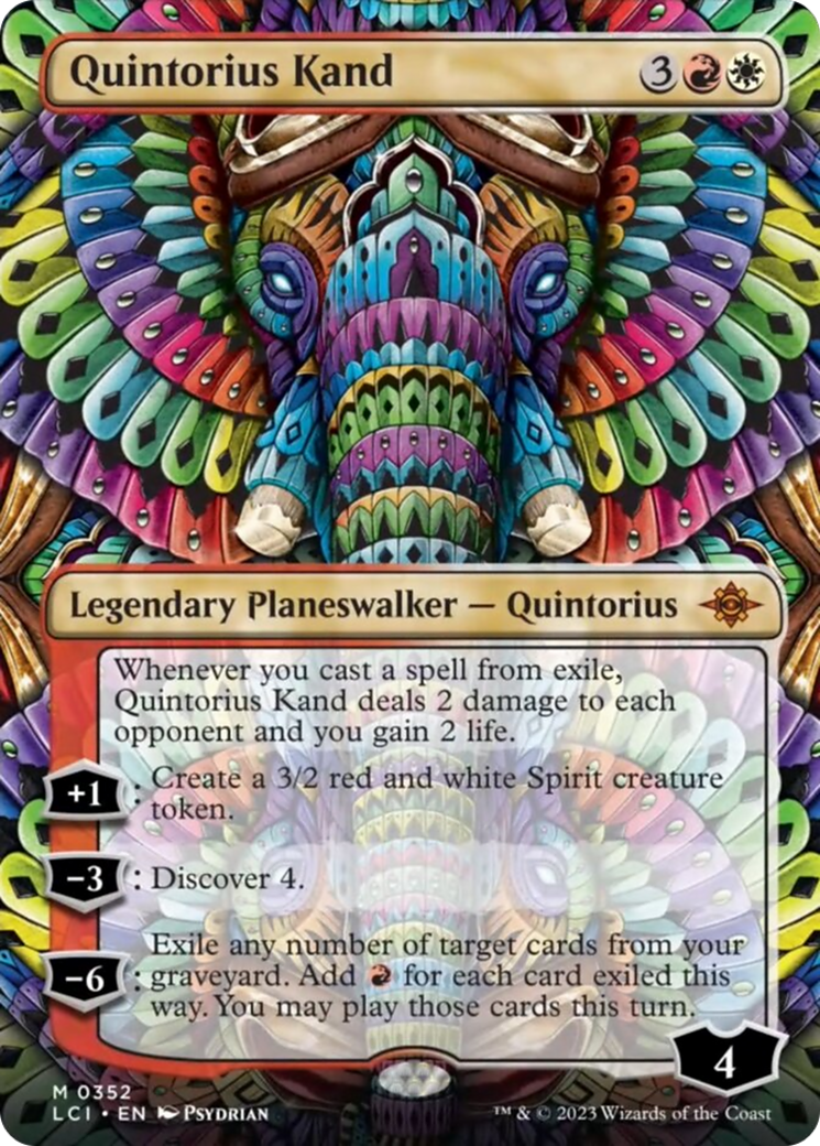 Quintorius Kand (0352) (Borderless) [The Lost Caverns of Ixalan] | Good Games Cannington