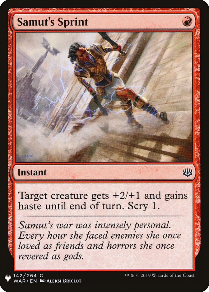 Samut's Sprint [Mystery Booster] | Good Games Cannington