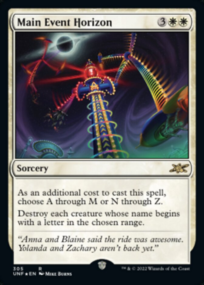 Main Event Horizon (Galaxy Foil) [Unfinity] | Good Games Cannington