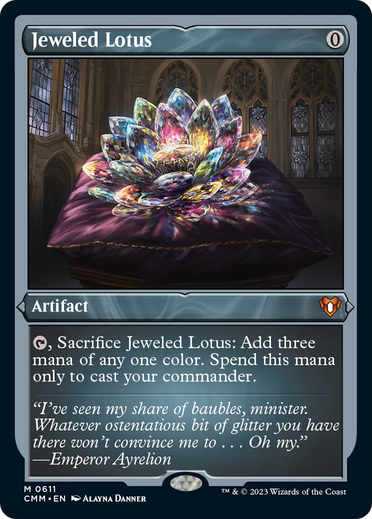 Jeweled Lotus (Foil Etched) [Commander Masters] | Good Games Cannington