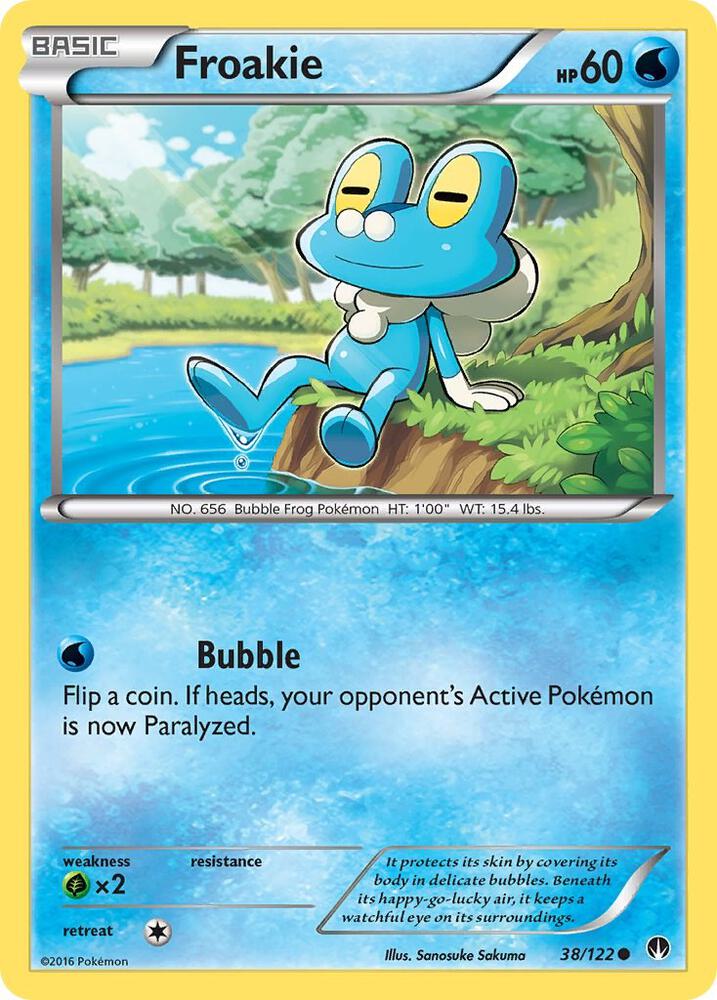 Froakie 38/122 (XY - BREAKpoint)  | Good Games Cannington