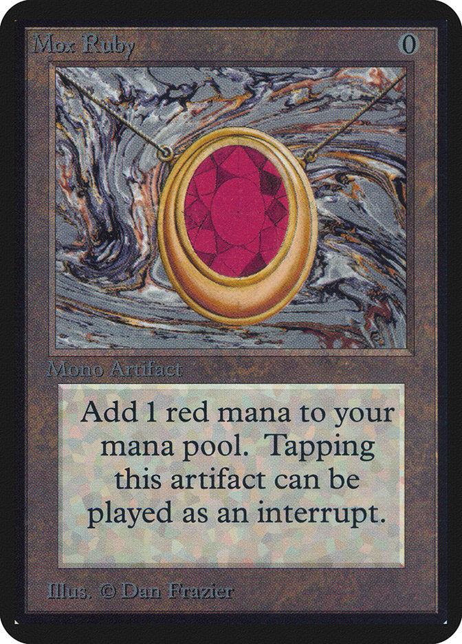 Mox Ruby [Alpha Edition] | Good Games Cannington