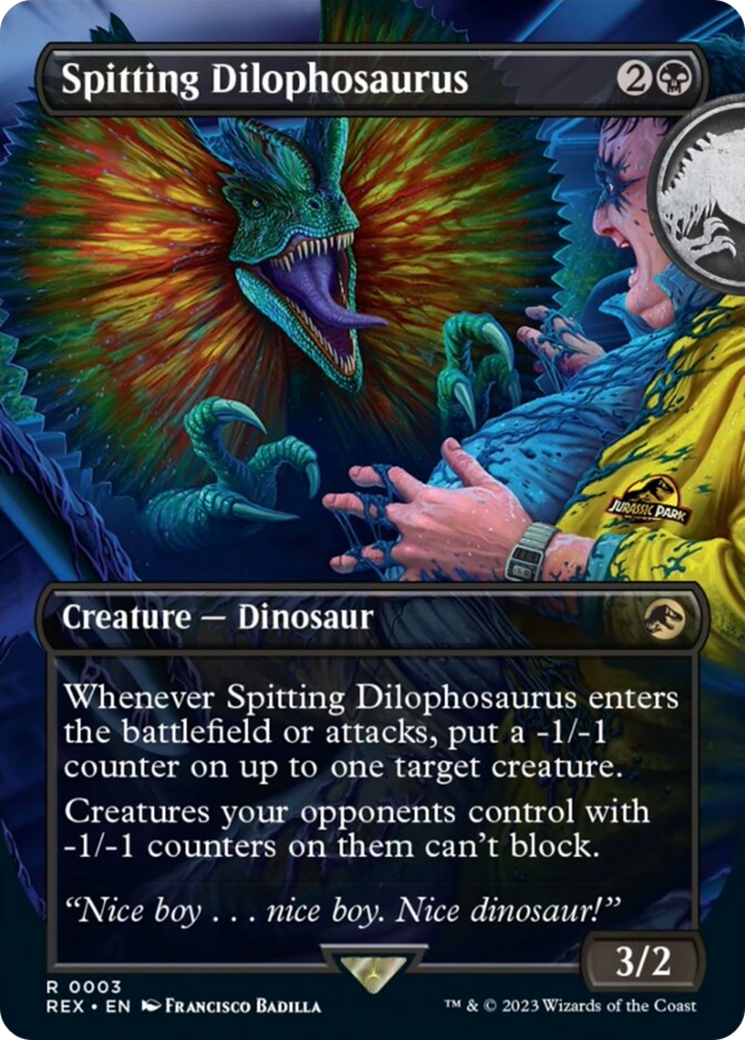 Spitting Dilophosaurus (Borderless) [Jurassic World Collection] | Good Games Cannington