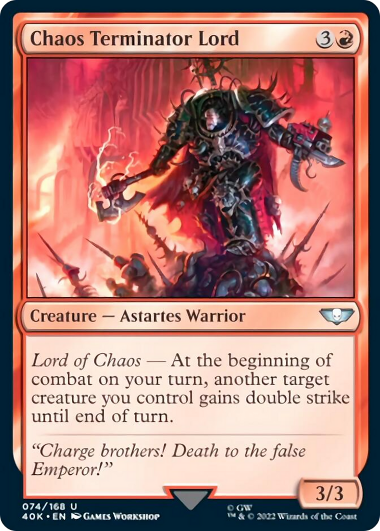 Chaos Terminator Lord [Warhammer 40,000] | Good Games Cannington