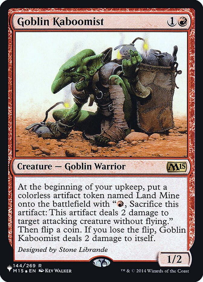 Goblin Kaboomist [Secret Lair: Heads I Win, Tails You Lose] | Good Games Cannington