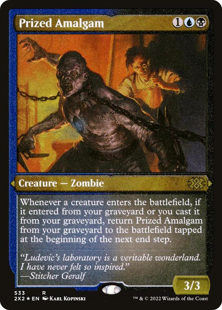 Prized Amalgam Foil Etched 533 (Double Masters 2022)  - Foil | Good Games Cannington