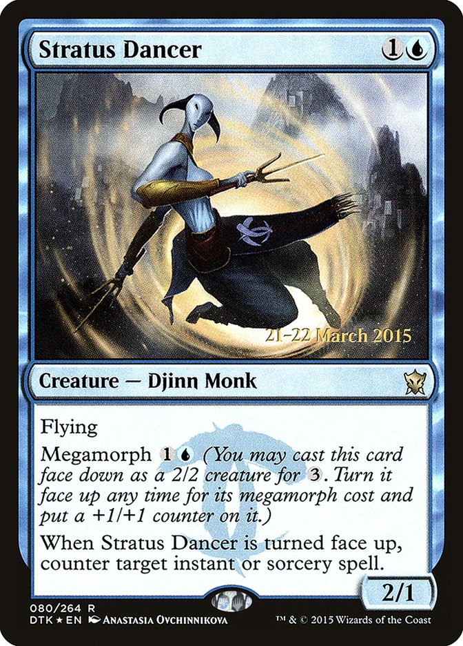 Stratus Dancer [Dragons of Tarkir Prerelease Promos] | Good Games Cannington