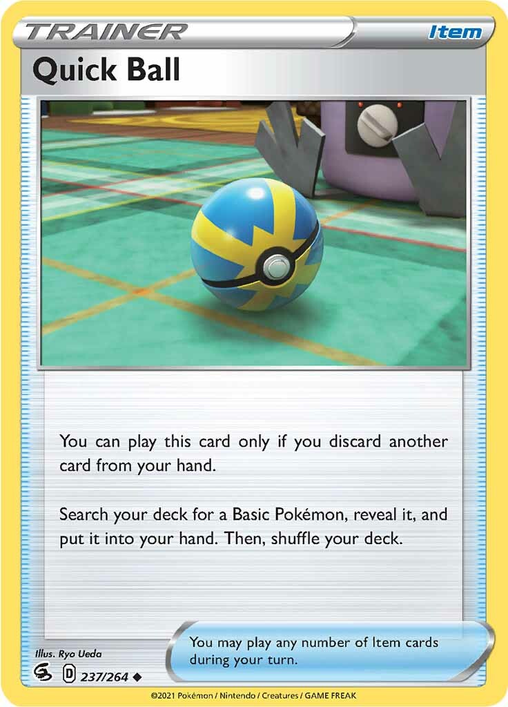 Quick Ball (237/264) [Sword & Shield: Fusion Strike] | Good Games Cannington