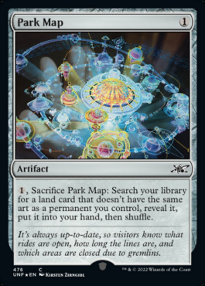 Park Map (Galaxy Foil) [Unfinity] | Good Games Cannington