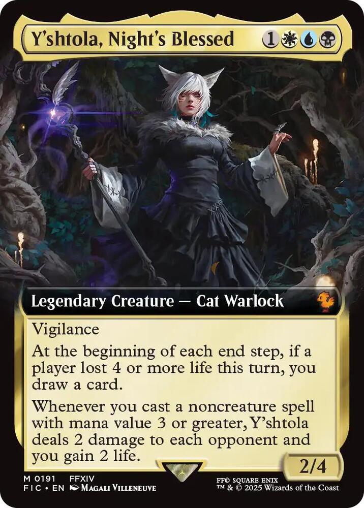 Y'shtola Night's Blessed 191 (Commander: FINAL FANTASY)  - Extended Art | Good Games Cannington