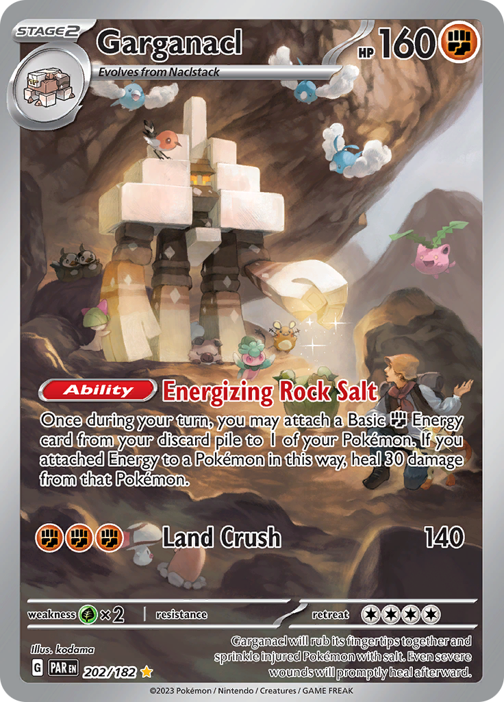 Garganacl (202/182) [Scarlet & Violet: Paradox Rift] | Good Games Cannington
