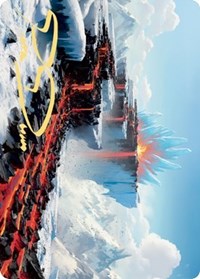 Surtland Frostpyre Art Card (Gold-Stamped Signature) [Kaldheim Art Series] | Good Games Cannington