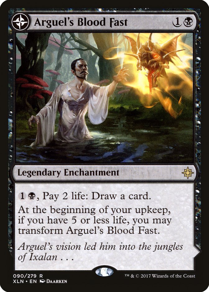 Arguel's Blood Fast // Temple of Aclazotz [Ixalan] | Good Games Cannington