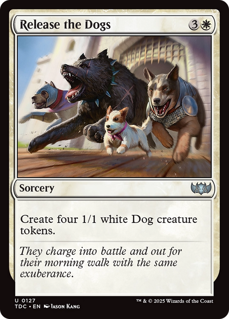 Release the Dogs [Tarkir: Dragonstorm Commander] | Good Games Cannington