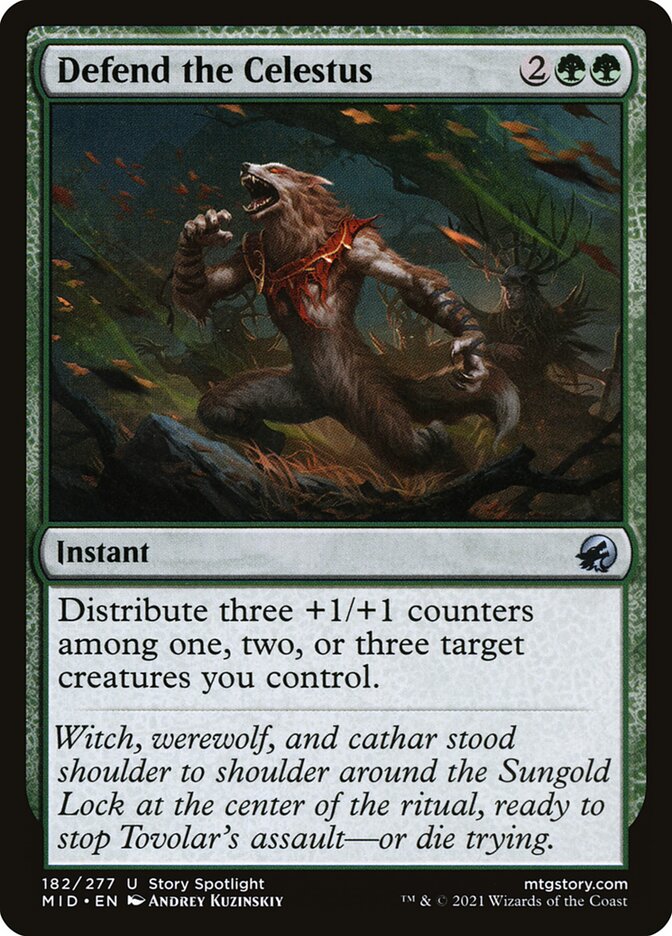 Defend the Celestus 182 (Innistrad: Midnight Hunt)  | Good Games Cannington