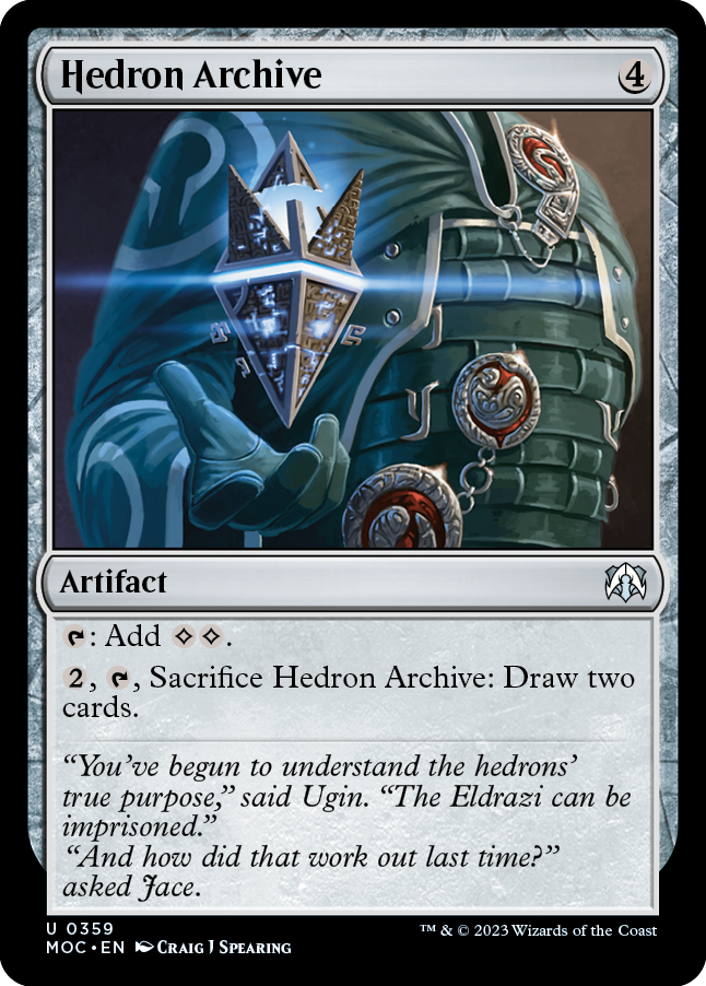 Hedron Archive [March of the Machine Commander] | Good Games Cannington