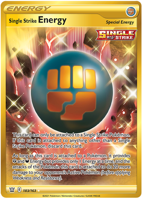 Single Strike Energy (183/163) [Sword & Shield: Battle Styles] | Good Games Cannington
