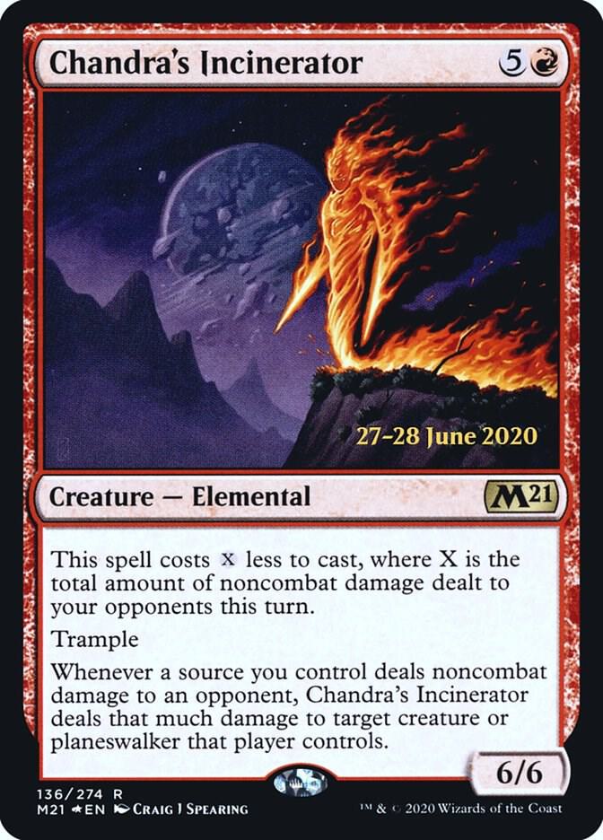 Chandras Incinerator 136s/137 (Prerelease Cards)  - Foil | Good Games Cannington