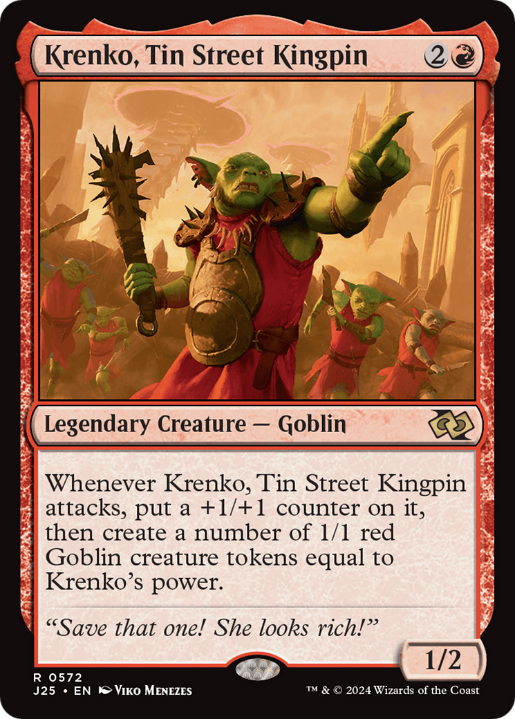 Krenko, Tin Street Kingpin [Foundations Jumpstart] | Good Games Cannington