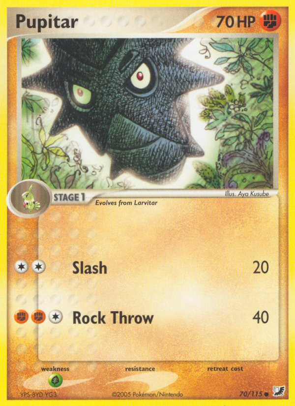 Pupitar (70/115) [EX: Unseen Forces] | Good Games Cannington
