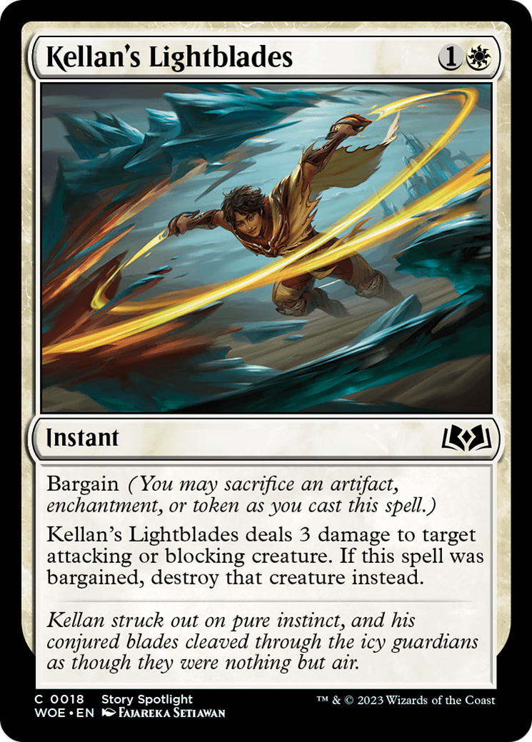 Kellan's Lightblades [Wilds of Eldraine] | Good Games Cannington