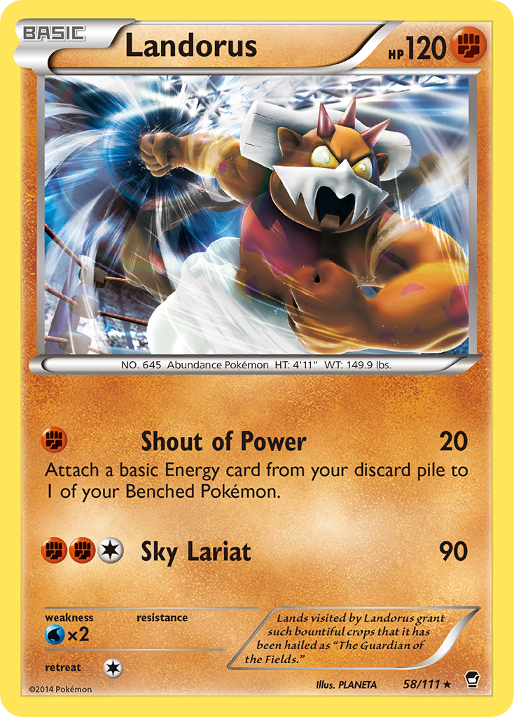 Landorus (58/111) [XY: Furious Fists] | Good Games Cannington
