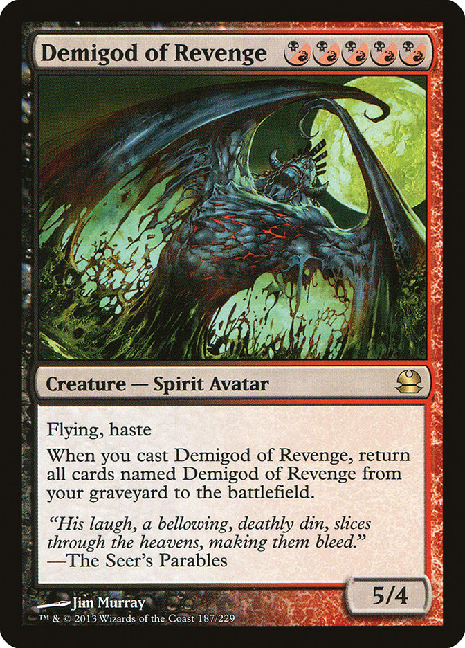Demigod of Revenge 187/229 (Modern Masters)  | Good Games Cannington