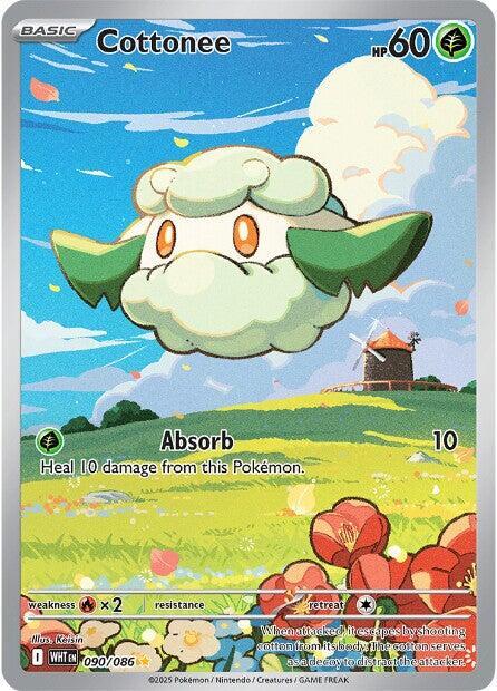 Cottonee 090/086 (SV: White Flare)  - Holofoil | Good Games Cannington