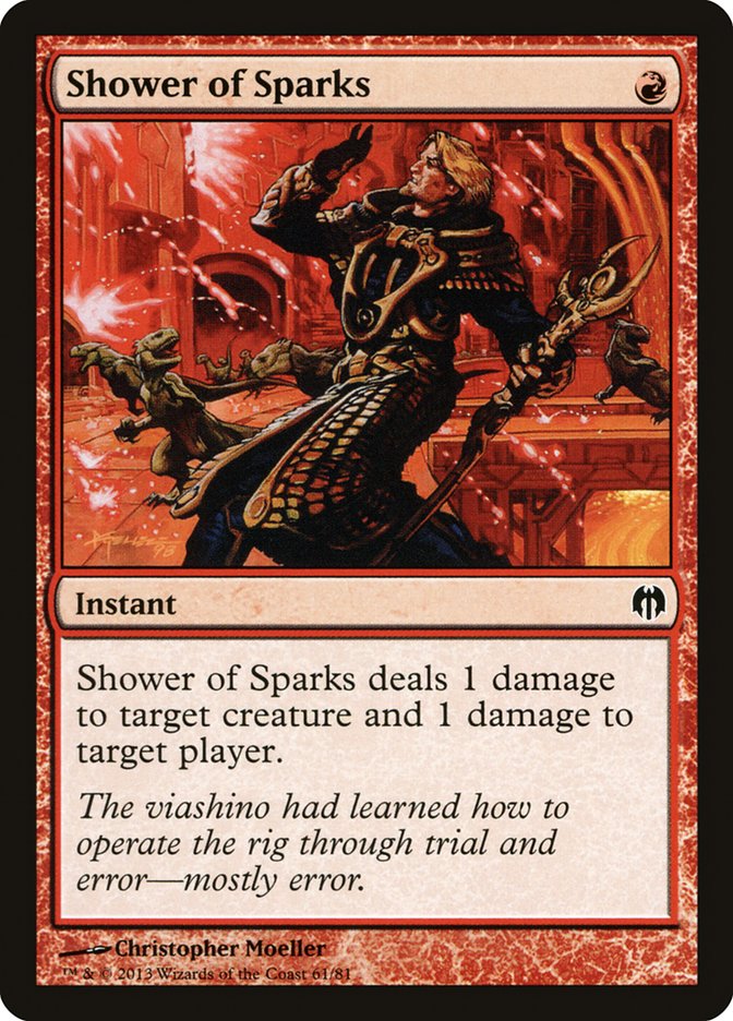 Shower of Sparks [Duel Decks: Heroes vs. Monsters] | Good Games Cannington