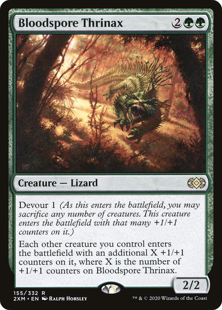 Bloodspore Thrinax 155 (Double Masters)  - Foil | Good Games Cannington