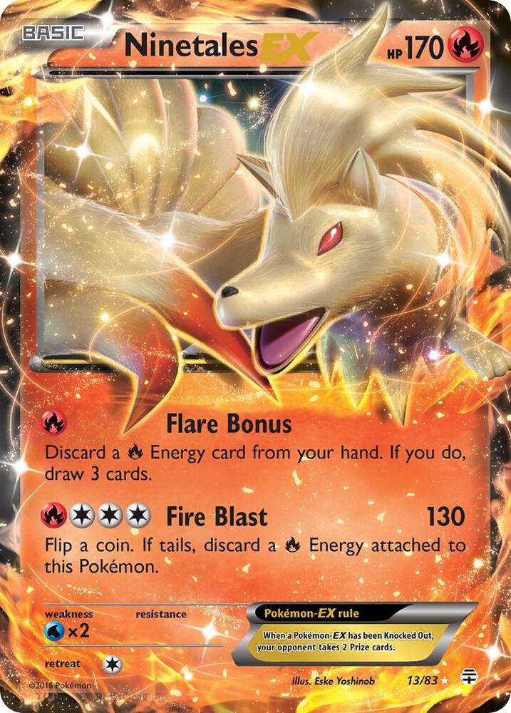 Ninetales EX 13/83 (Generations)  - Holofoil | Good Games Cannington