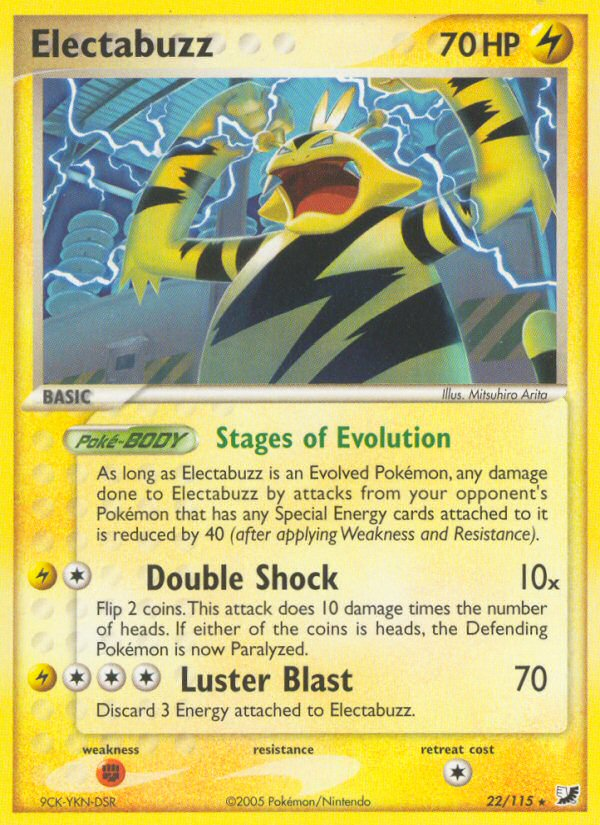 Electabuzz (22/115) [EX: Unseen Forces] | Good Games Cannington