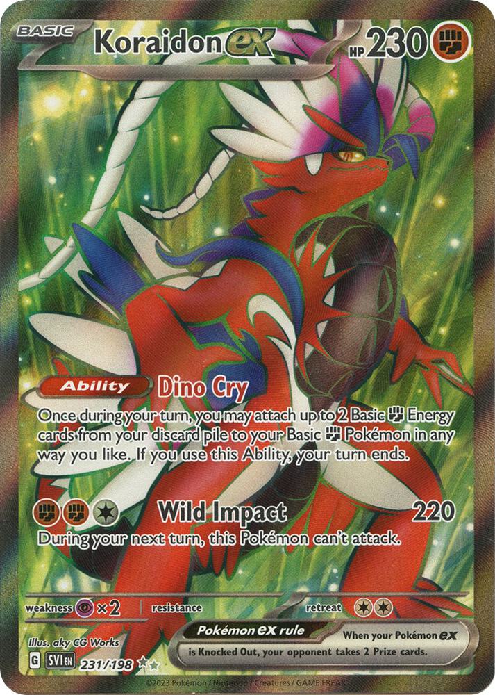 Koraidon ex 231 198 231/198 (SV01: Scarlet & Violet Base Set)  - Holofoil | Good Games Cannington