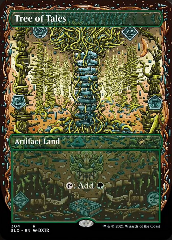 Tree of Tales (Borderless) [Secret Lair Drop Series] | Good Games Cannington