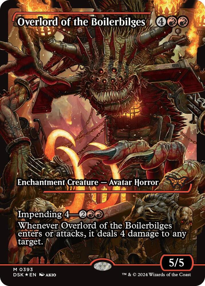 Overlord of the Boilerbilges 393 (Duskmourn: House of Horror)  - Showcase Foil | Good Games Cannington