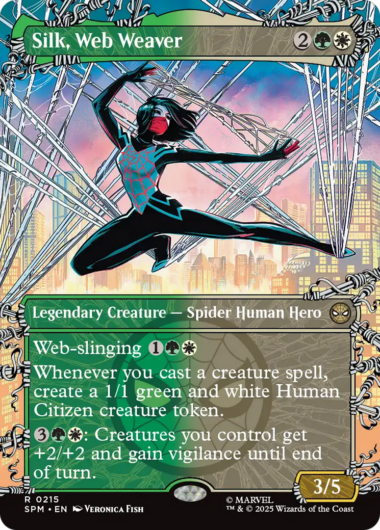 Silk, Web Weaver (Borderless) [Marvel's Spider-Man] | Good Games Cannington