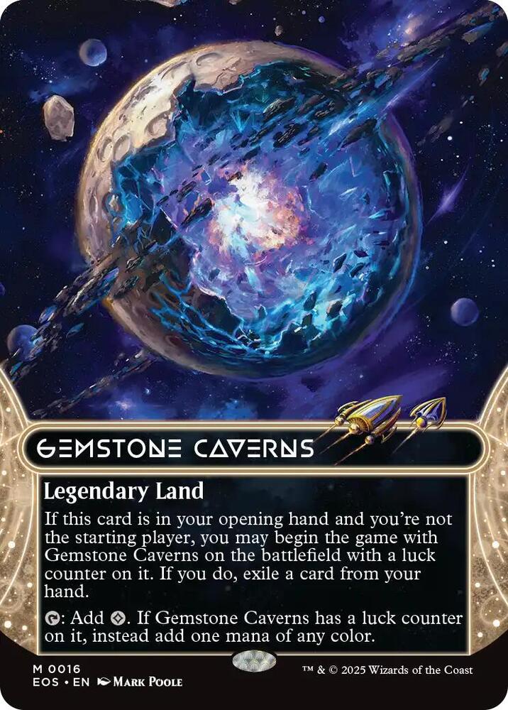 Gemstone Caverns 0016 Borderless 16 (Edge of Eternities: Stellar Sights)  | Good Games Cannington