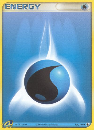Water Energy (106/109) [EX: Ruby & Sapphire] | Good Games Cannington