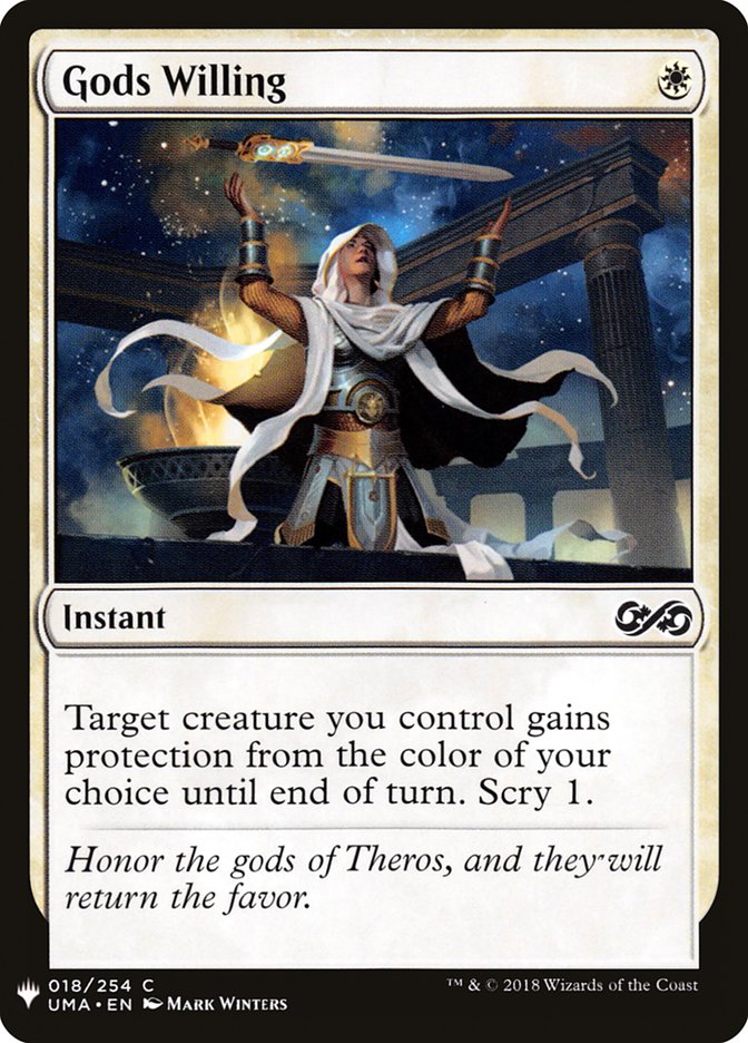 Gods Willing [Mystery Booster] | Good Games Cannington